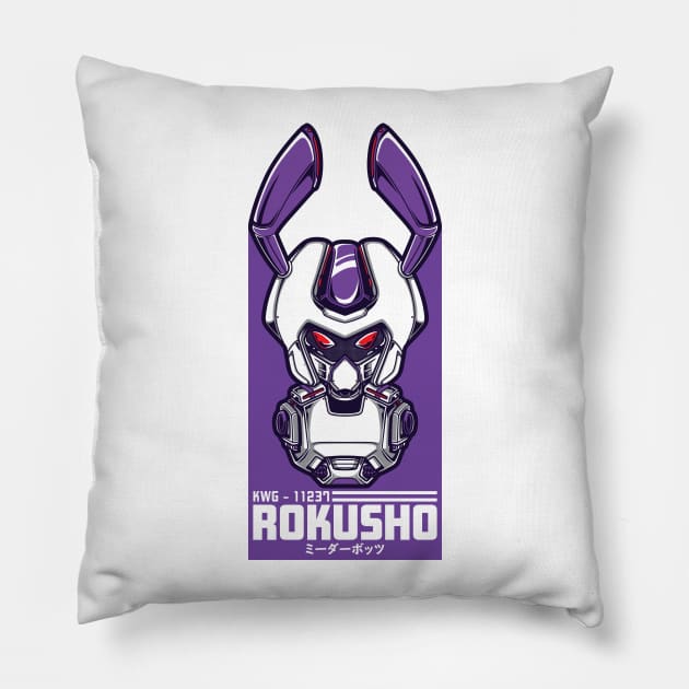 Rokusho Fanart T-Shirt Pillow by badsyxn