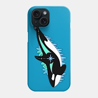 Fantasy Crystal Killer Whale Phone Case