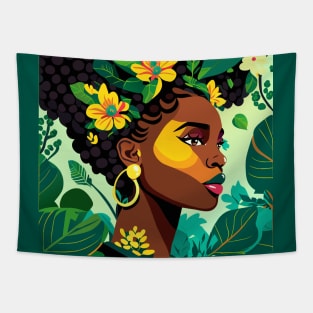 Mother nature lady Tapestry