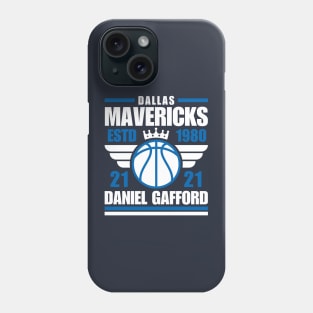 Dallas Mavericks Gafford 21 Basketball Retro Phone Case