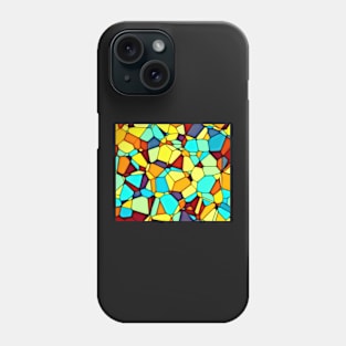 Colored Stained Glass Pattern Phone Case