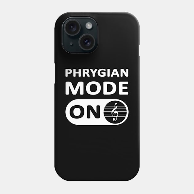 Phrygian Mode Phone Case by TMBTM