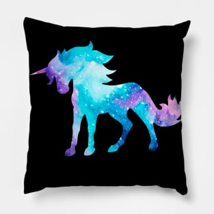 Brave Galaxy Unicorn Pillow