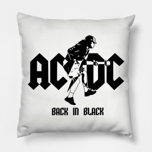 BACK IN BLACK Pillow