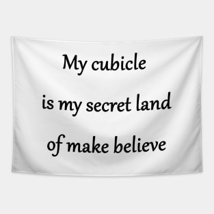 Funny "Office Cubicle" Joke Tapestry