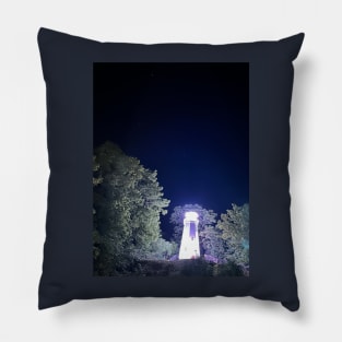 Mark Twain Memorial Lighthouse at night! Pillow