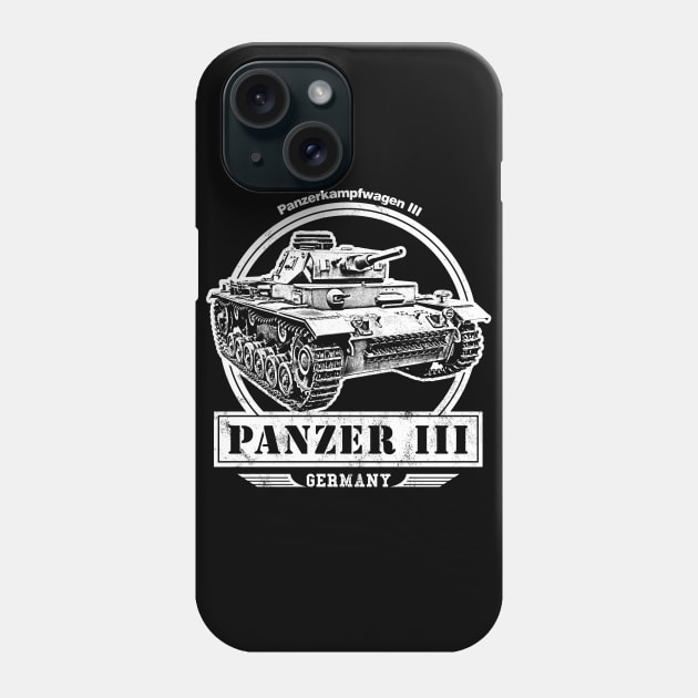 Panzer III WW2 German Tank Phone Case by rycotokyo81