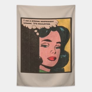 Strong Independent Woman Tapestry