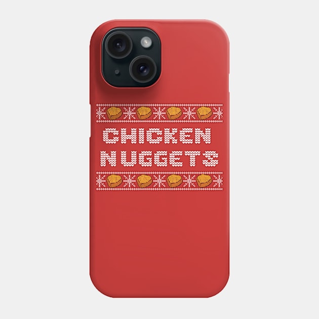 Christmas Chicken Nuggets Phone Case by LunaMay