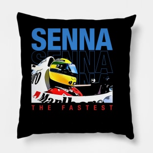 Ayrton Senna The Fastest Legend Pillow