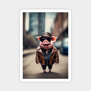 Funny pig Magnet