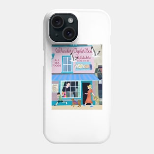 Paper cut art collage Wheeler’s Oyster Bar Whitstable Phone Case