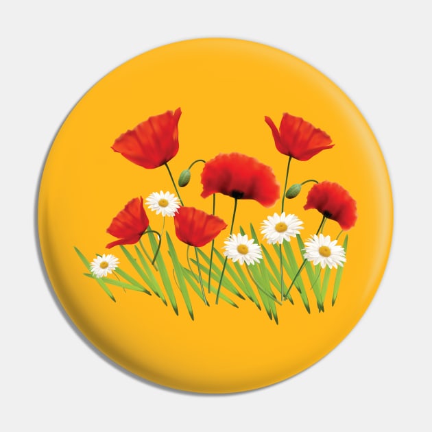 Poppies Pin by MajdaLoo