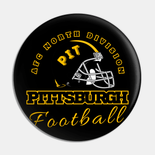 Pittsburgh Football Vintage Style Pin