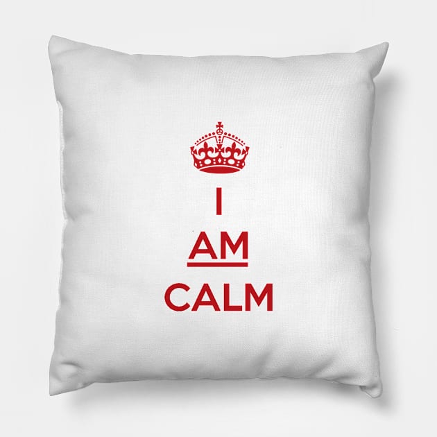 I AM Calm Pillow by Choose Designs