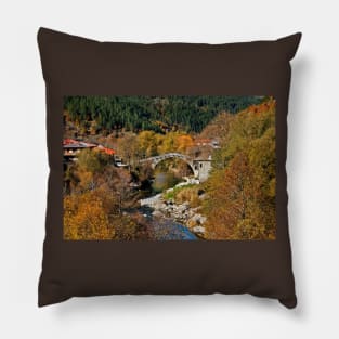 Vovoussa village - Epirus, Greece Pillow