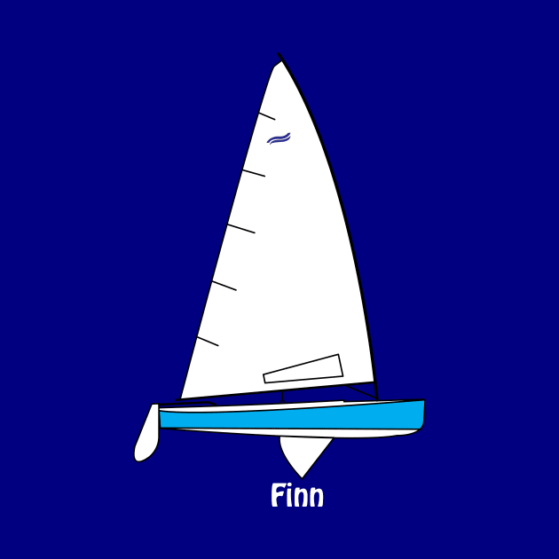 Finn Sailing Dinghy by CHBB