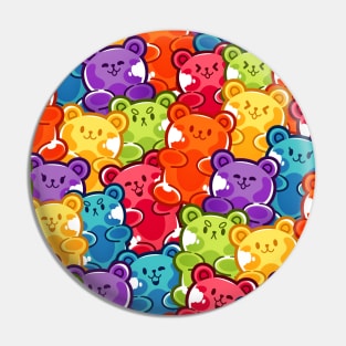 Rainbow Gummy Bears Pin