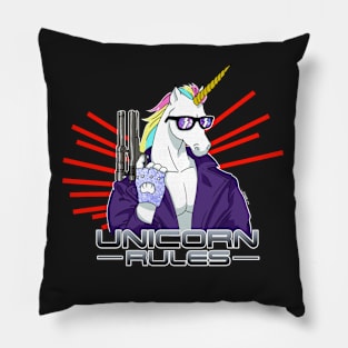 unicorn power,unicorn rules Pillow