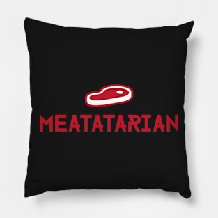 Meatatarian Pillow