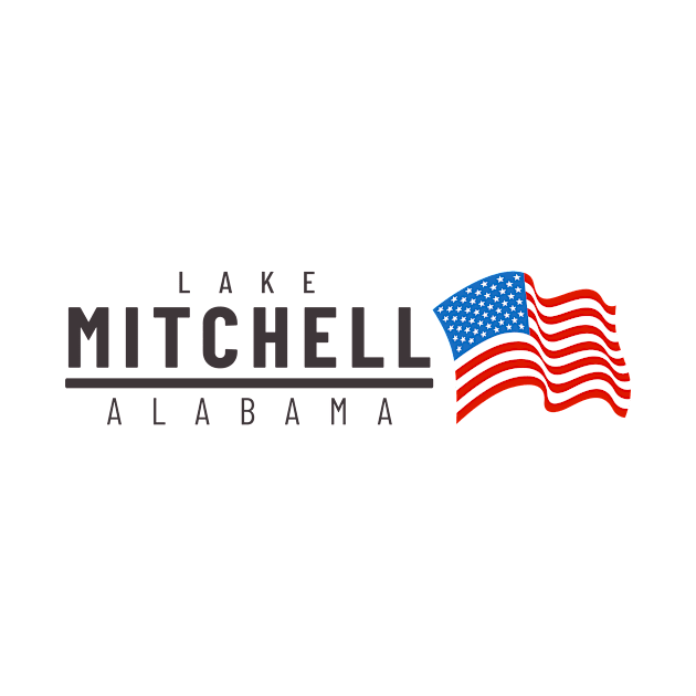 Lake Mitchell USA - dark text by Alabama Lake Life