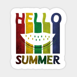 hello watermelon summer Magnet