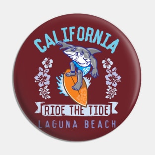 Ride the Tide Pin