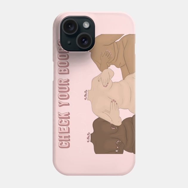 Breast Cancer Awareness Phone Case by nmdrawsx
