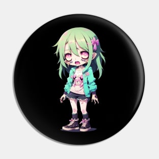 Smol Zombie Girl Pin