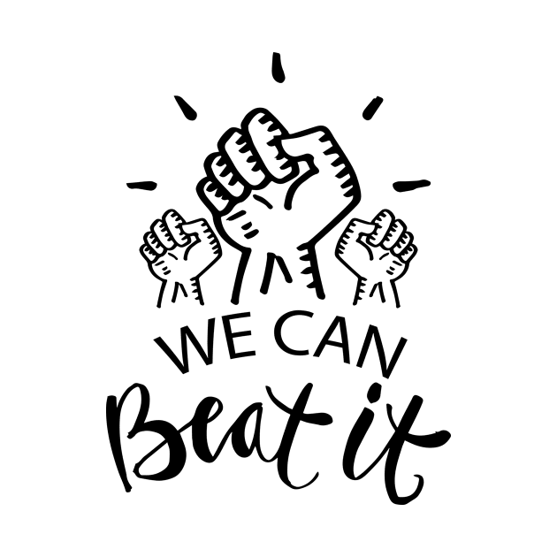 We can beat it lettering by Handini _Atmodiwiryo