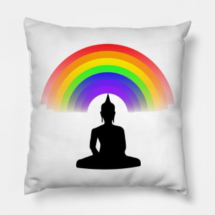 Tibetan Buddhist Dzogchen Rainbow Buddha Pillow