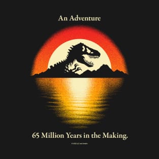 Jurassic Park Nublar T-Rex Sunset Silhouette T-Shirt