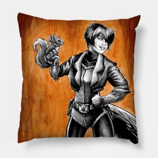 Squirrel Girl Pillow