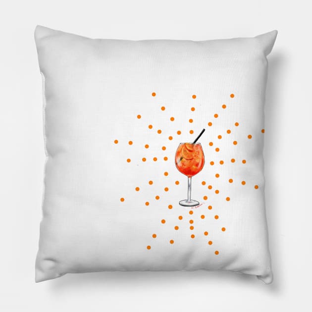 Spritz for Summer! Pillow by kschowe