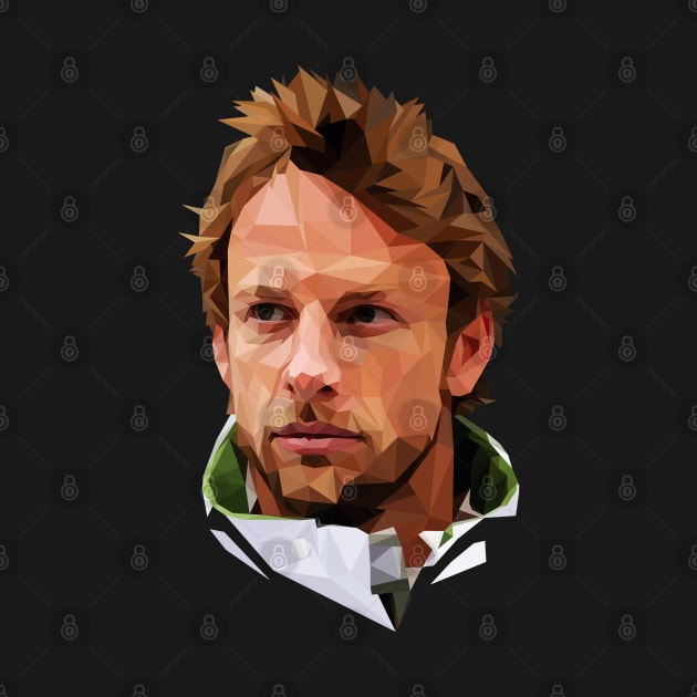 Jenson Button low poly by pxl_g