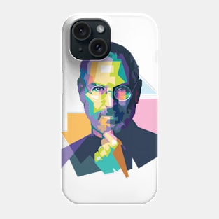 Steve Jobs in WPAP V1 Phone Case