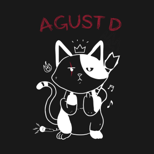 Agust D BTS Suga Min Yoongi CAT T-Shirt