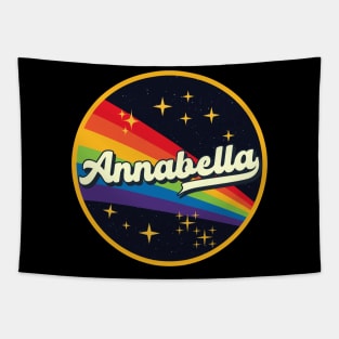 Annabella // Rainbow In Space Vintage Style Tapestry