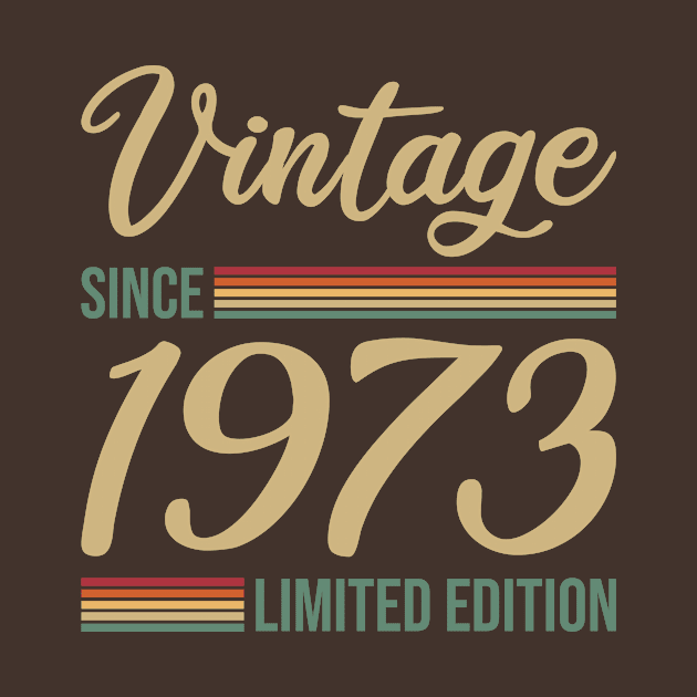 Vintage since 1973 Limited Edition Gift by POS