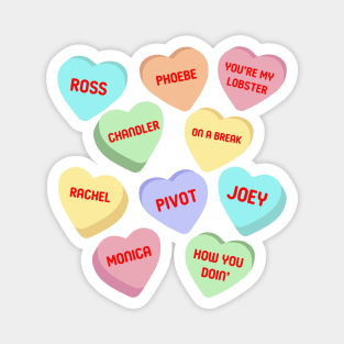 Friends Conversation Hearts Magnet