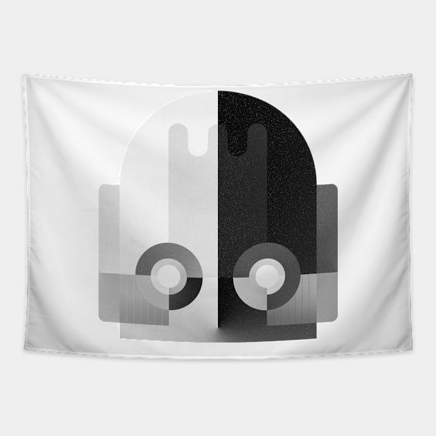 Robot Head No.03 Tapestry by oksalyesilok