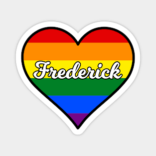 Frederick Maryland Gay Pride Heart Magnet