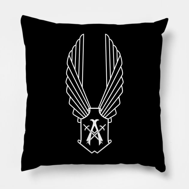 Specialists Logo Pillow by BadCatDesigns