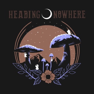 Heading Nowhere Brown/Purple T-Shirt