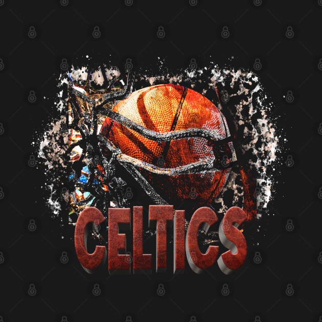 Classic Sports Celtics Proud Name Basketball by Irwin Bradtke