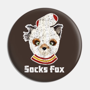 Fantastic Mr Fox - Ash - Socks Fox - Distressed - Barn Shirt USA Pin