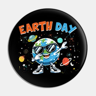 Earth Dab Dabbing Earth Day Pin