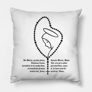 Ave Maria Pillow