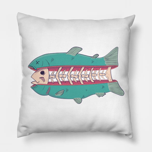 Cutted fish Pillow by ilyass12