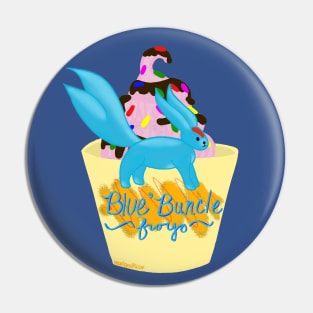 Blue Buncle Froyo Pin